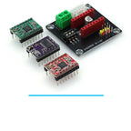 3D Printer Parts A4988 DRV8825 Stepper Motor Driver With Heat sink For SKR V1.3 1.4 GTR V1.0 RAMPS 1.4 1.6 MKS GEN V1.4 board