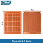 Single-sided Breadboard, Prototype Board, Perfboard, 2.54mm Pitch Bakelite Circuit Board, Sizes: 5/7/9/15cm