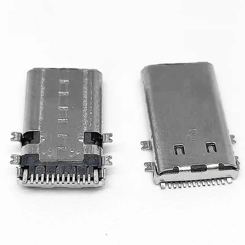 1PC TYPE C Male 12PIN Board 4 Leg 90 Degree SMT 13.1mm USB3.1 12P Type C Charging Port Plug Socket Connector 5A Current SMT Plug