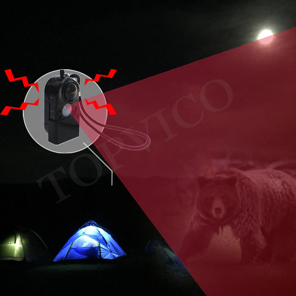 1/3pcs Camping Travel Portable Mini PIR Infrared Motion Sensor Detector Alarm 120dB Wireless Security Self Defense Dropshipping