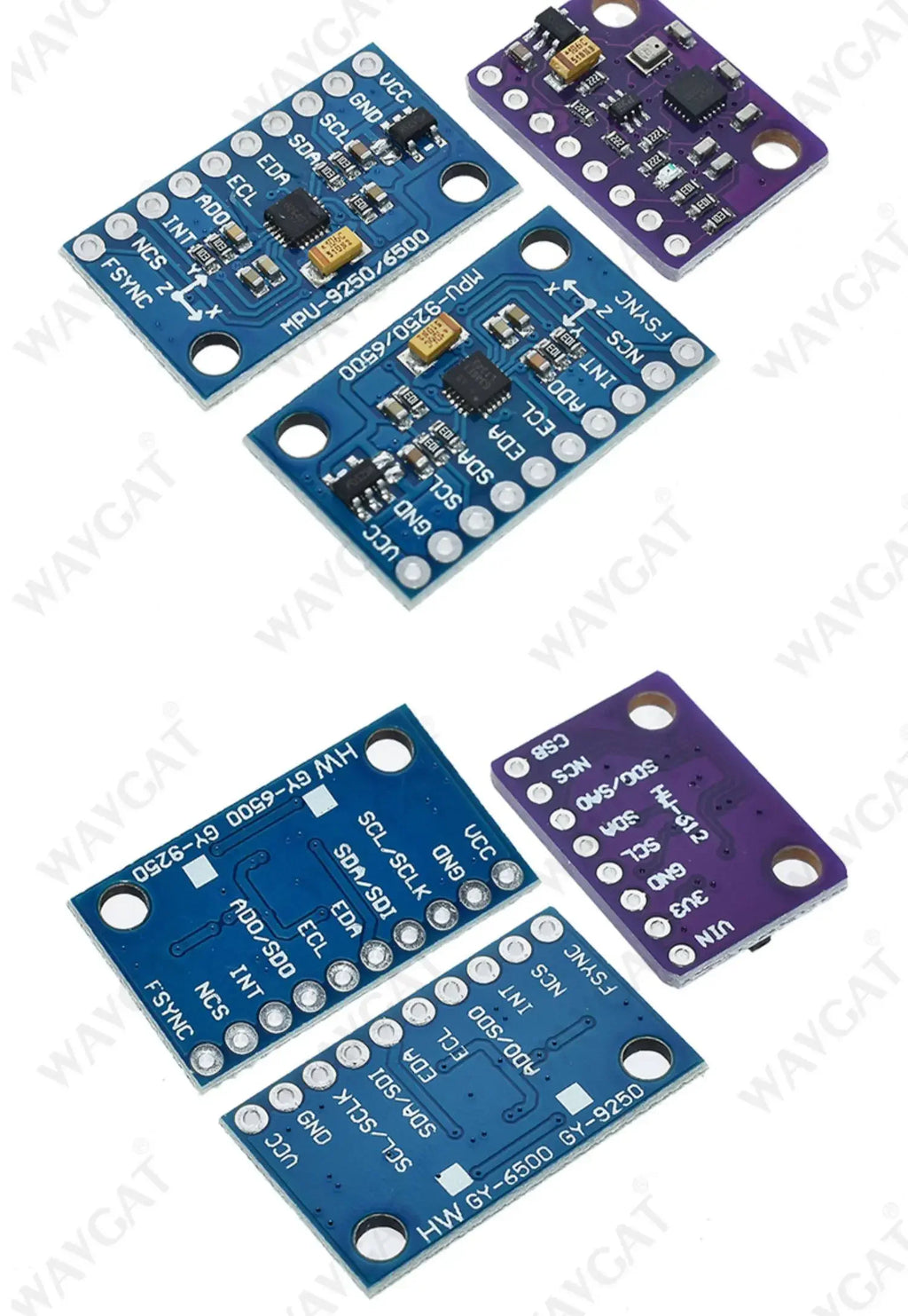 MPU9250 6500 Module 9DOF Accelerometer Gyroscope Compass 6/9 Axis GY-91 Sensor