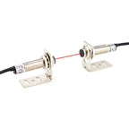 DC6~36V Waterproof Laser Photoelectric Switch M12 Laser Beam Sensor Detector 20 meters Distance NPN PNP