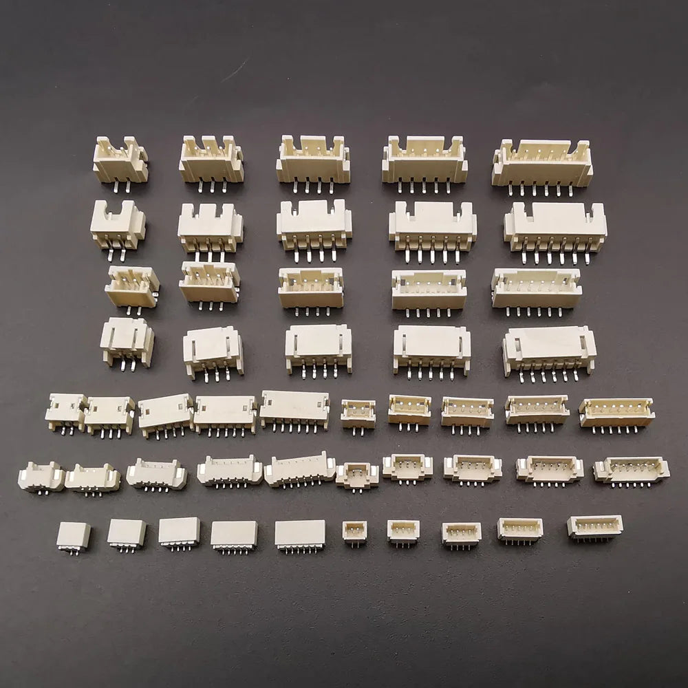 10Pcs PH 2.0 /XH 2.54 /ZH 1.5 /JST 1.25mm /SH 1.0mm Horizontal / Vertical Male Pin Plug Housing SMD Connector 2/3/4/5/6 Pin