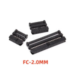 10pcs 2mm 2.0mm Pitch FC 6/8/10/12/14/16/18/20/22/24/26/30/34/40/44/50/60 Pin IDC Female Header Connector For 1mm Flat Cable