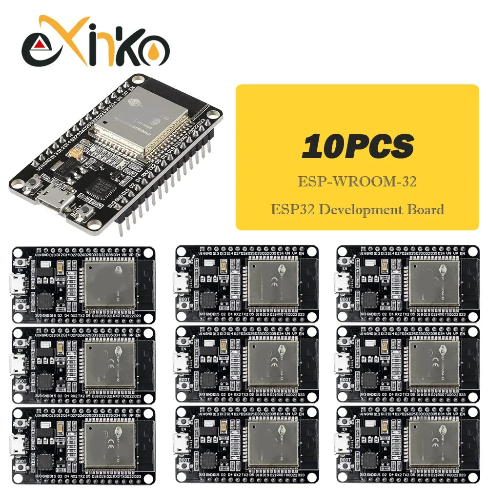 1-10pcs ESP32 Development CP2102 Board WiFi+Bluetooth Ultra-Low Power Consumption Dual Core ESP-32S ESP32 CH340C Similar ESP8266