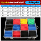 2:1/ 3:1/4:1 Heat Shrink Tube Set 73~900pcs Shrinkage Tubing Kit Cable Repair Protecter Wire Insulation Thermoresistant Sleeving