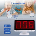 Retekess TM101 Quiz Answer Game Buzzer System 3 Answer Mode 4 Color State for Classroom Competition Game Show Family Party Games