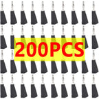 40/200Pcs 4mm Banana Plug Stackable Banana Audio Connector Copper Nickel Plated Soldering Electrical Terminal Banana Plugs