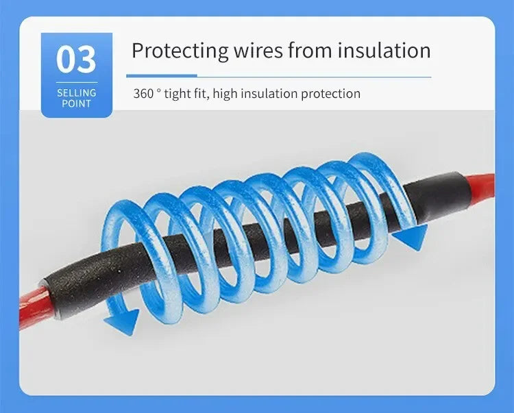 1M/5M 4:1 Black Heat Shrink Tube With Glue Thermoretractile Heat Shrinkable Tubing Dual Wall 4 6 8 12 16 18 20 24 32 36 40 52 72