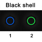 16/19/22mm Two Color Waterproof Metal Push Button Switch LED Light Momentary Latching Car Engine Switch 5V 12V 24V 220V Red Blue