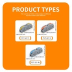 10/50 PCS Universal Compact Mini Fast Wire Connectors Lever Nut Crimp Splitter Electrical Conductors Push-in Home Terminal Block