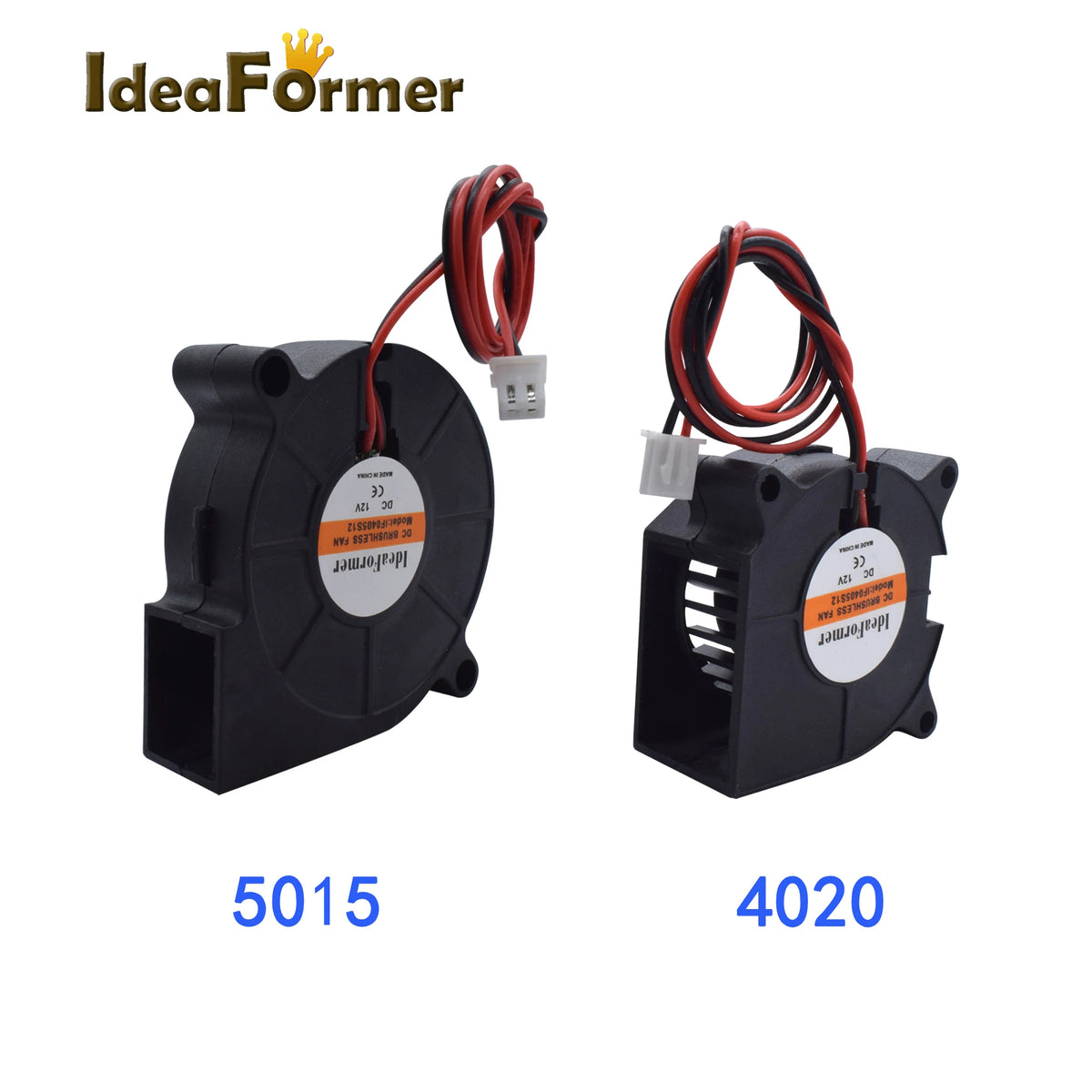 DC Cooling Fan 5V 12V 24V 3010/4010/5015/5010 Dupont Wire Cooler 5015 Turbo Blower Radiator Fans for 3D Printer Cooling