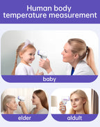 Multifunction Thermometer Three-color Backlit Display Forehead Thermometer Digital Display Infrared Alarm Human Body Thermometer