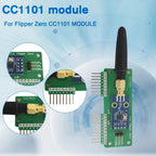 For Flipper Zero CC1101 Module Development Board 433MHz Sub-GHz GPIO Antenna for Flipper Zero External devBoard Attachment