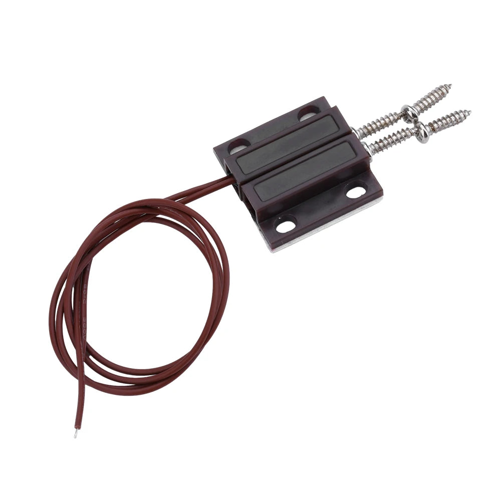 MC-38 Magnetic Switch Door Window Sensor Detector Micro Alarm Reed Switch Closed or Normally for Home Security Alarm System