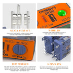 LANBOO J13A Series 5pin 8pin Intermediate Relay Auxiliary Relay 10A 12A 12V 24V 220V Custom Voltage with Test Wrench for Automot