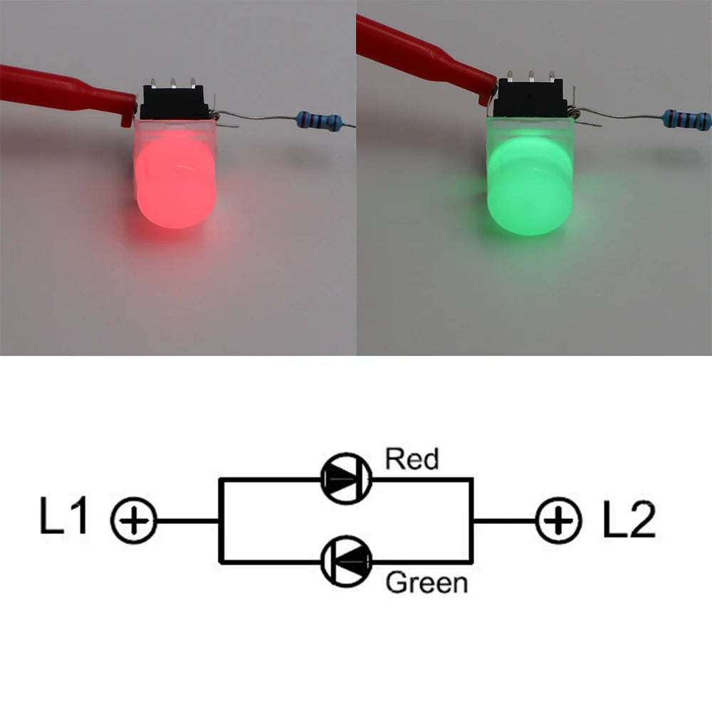 5Pcs Honyone TS6 10mm Round Top Cap 8Pin With LED Momentary Reset DPDT PCB Mini Push Button Tact Switch