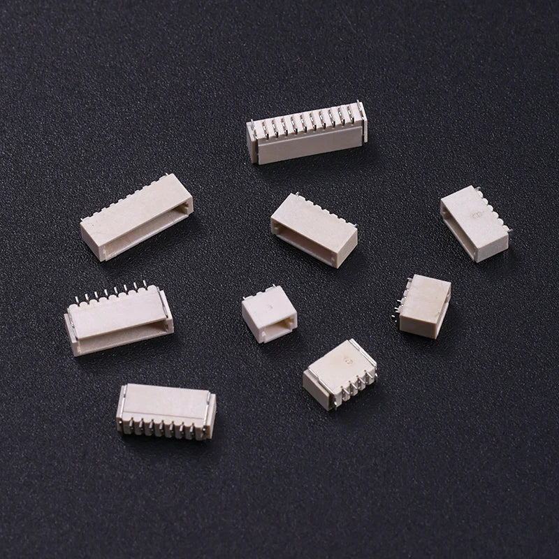 5Sets Electronic Connector Kit with Cables SH1.0 JST1.25 ZH1.5 PH2.0 XH2.54 Female to Male 2-10 Pin Options for DIY Projects