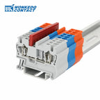 PTIO1.5/S/3 With Ground/LED Module Sensor/Actuator Din Rail Terminal Block Din Rail Electric Connector PTIO 1.5/S/3-PE/LED