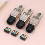 New New 1Pc RJ45 Cat8 Cat7 Cat6A Connector Shielded Toolless Modular Termination Plug 2000MHz 40G LAN Cable For 22AWG-24AWG