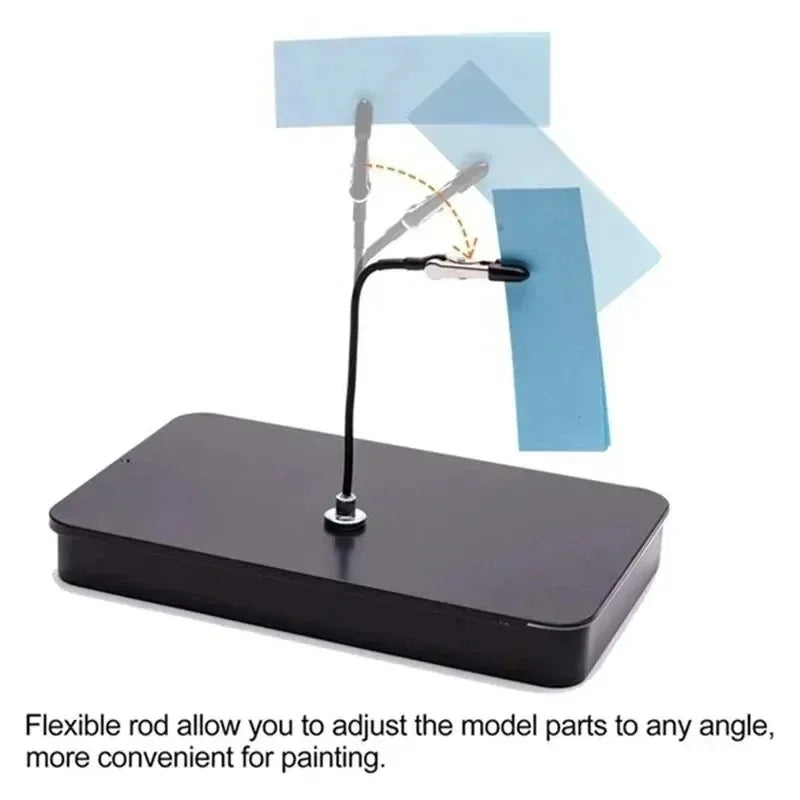 DIY Flexible Magnetic Alligator Clips Kitchen Menu Photo Display Stand Base Holder Note Card Clamps Electric Test Crocodile Clip