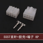 5Sets Molex 4.2mm Automotive Wire Connectors Plug 5557 Series RA Wafer Female Terminal 2-24P Housing for Electrical Wiring