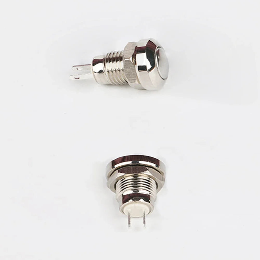 Electric Waterproof Power 12v Led Light Momentary Push Button Switch 8/10/12/16/19/22 Mm Pressure Switches 220v 24v 3v Keyboard