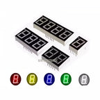 5pcs Led Digital Tube Display 0.28/0.36/0.4/0.56/0.8-inch 1/2/3/4-bit 7 Segment Common Cathode/anode Red/white/yellow/green/blue