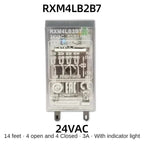 Schneider Electric Intermediate Relay RXM2LB2BD JD RXM4LB2P7 F7 RXM4LB2BD 24V 230V RXZE1M2C RXZE1M4C 8 Feet 14 Feet Base