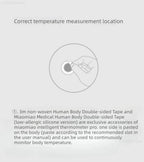Miaomiaoce Digital Baby Smart Thermometer Accurate Measurement Constant Monitor High Temperature Alarm Smart Home Devices