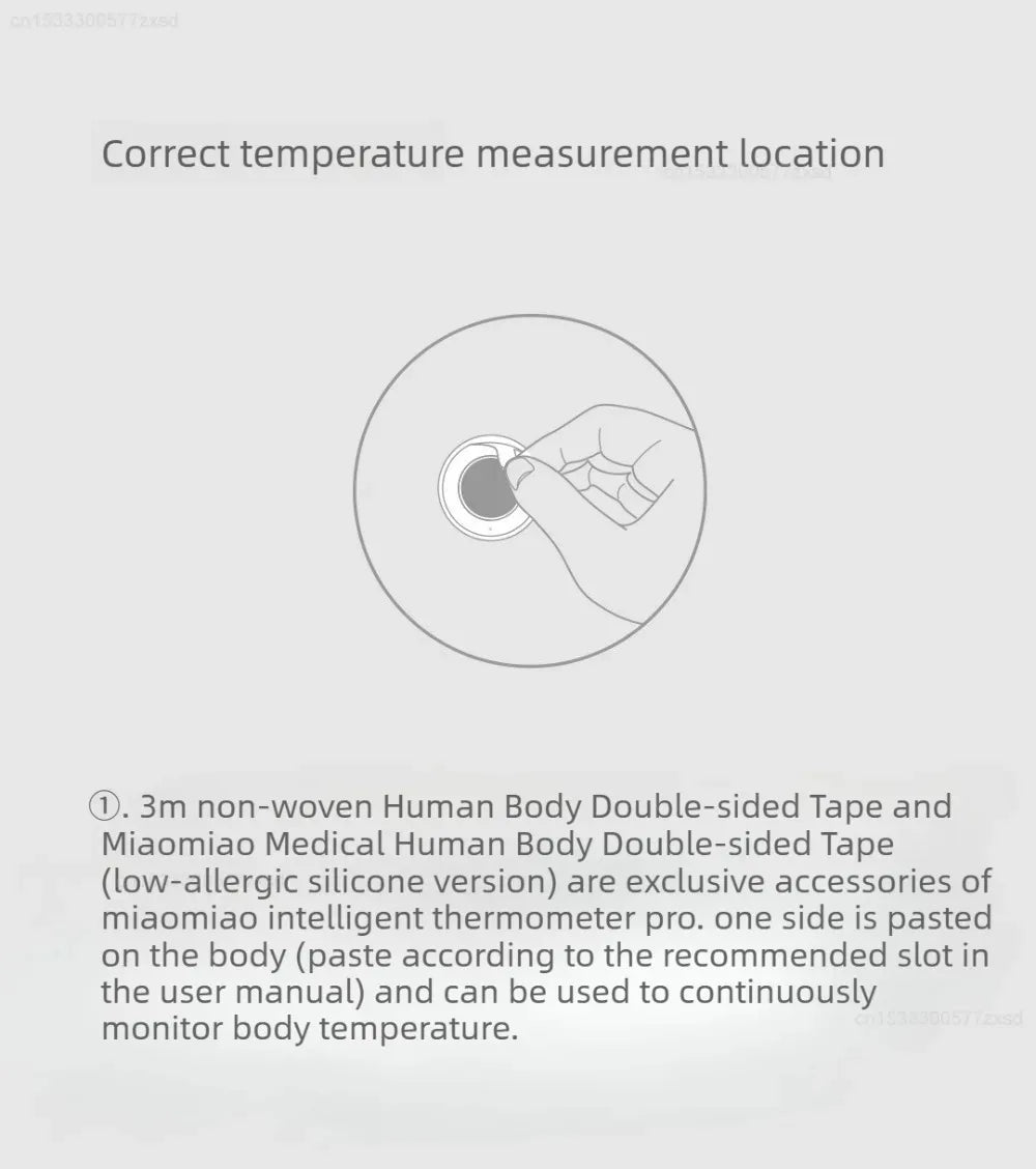 Miaomiaoce Digital Baby Smart Thermometer Accurate Measurement Constant Monitor High Temperature Alarm Smart Home Devices