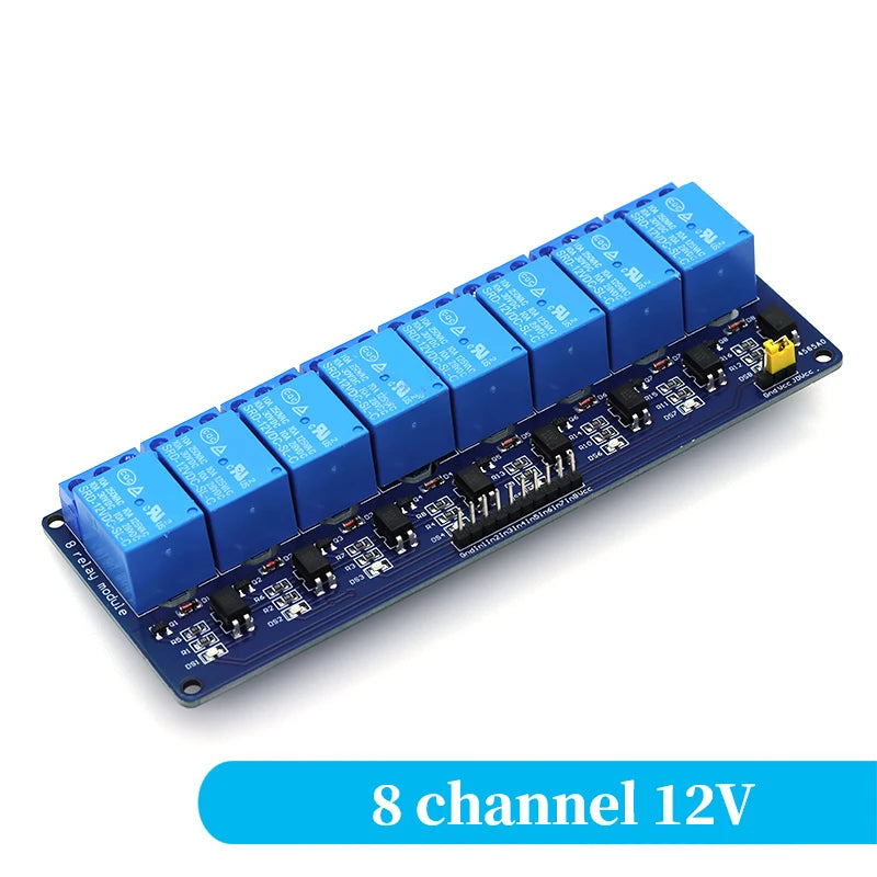 5v 12v 1 2 4 6 8 Channel Relay Module with optocoupler Relay Output 1 2 4 6 8 Way relay Module For Arduino In stock