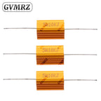 5W Aluminum Housing Power Resistor Wirewound Resistor Assorted Resistance Values for Electronic Projects