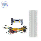 PLR MB-102 MB102 Breadboard 400 830 Point Solderless PCB Bread Board Test Develop Dupont line DIY for arduino laboratory SYB-830