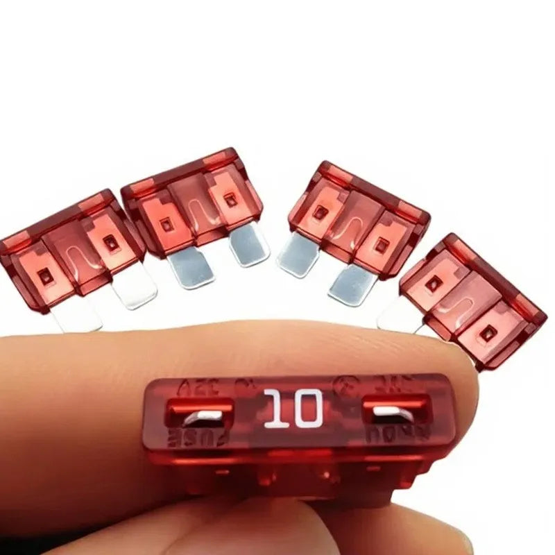 10-100pcs Medium Standard Blade Fuse Insert Kit 2A-40A Automotive Medium Fuses for Car/RV/Truck/SUV/Motorcycle/Boat