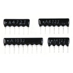 10pcs Resistor Network A05 A06 A07 A08 A09-101J 102K 103G 10K 100K 1K 4K7 470R 330R 220R 100R Ohm DIP 9pin 8pin 7pin 6pin 5pin