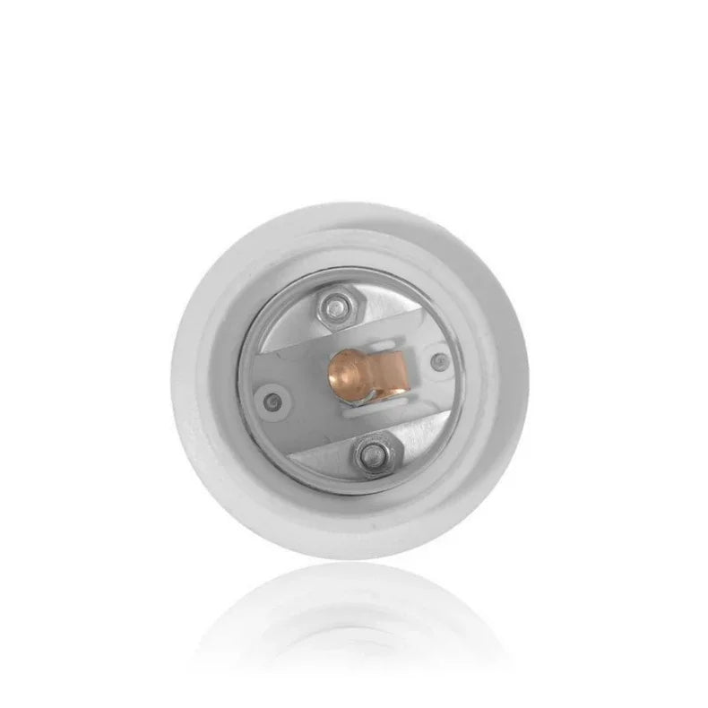 2PCS E40 To E27 Light Socket Adapter Mogual To Medium Edison Screw Halogen High Temp PBT LED Bulb Base Lamp Holder Converter