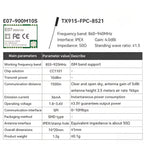 CC1101 Wireless RF Module E07-900MM10S E07-900MM10S E07-900MBL-01 E07-M1101D-SMA433Mhz E07 Module SPI Wireless Module