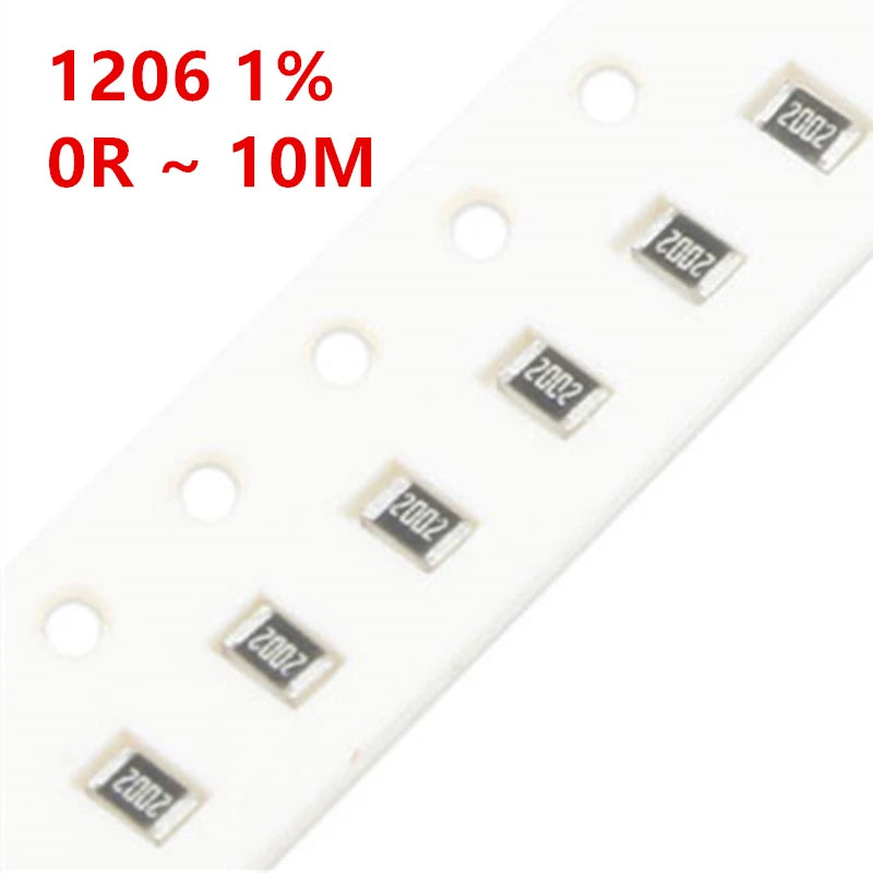 10000PCS Full Reel 0402 5% SMD Chip Resistor 0R ~ 10M Resistors 0 1 10 100 150 220 330 470 ohm 1R 10R 100R 1K 2.2K 10K 100K 1M