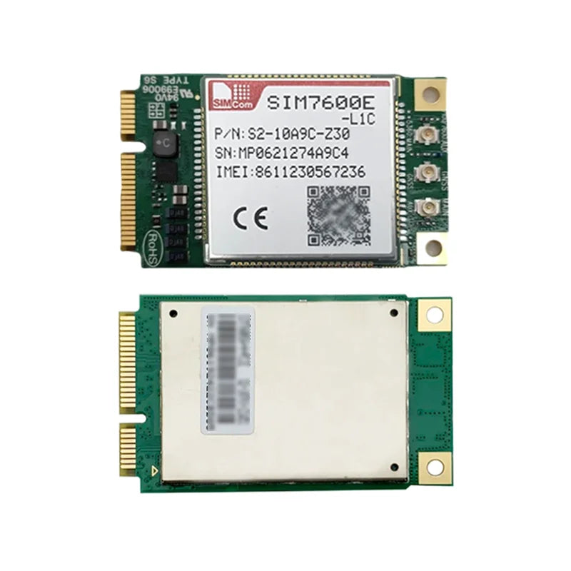 SIMCOM CAT1 LTE Module SIM7600E PCIE SIM7600G SIM7600E-L1S SIM7600SA PCIE 100% New and Original