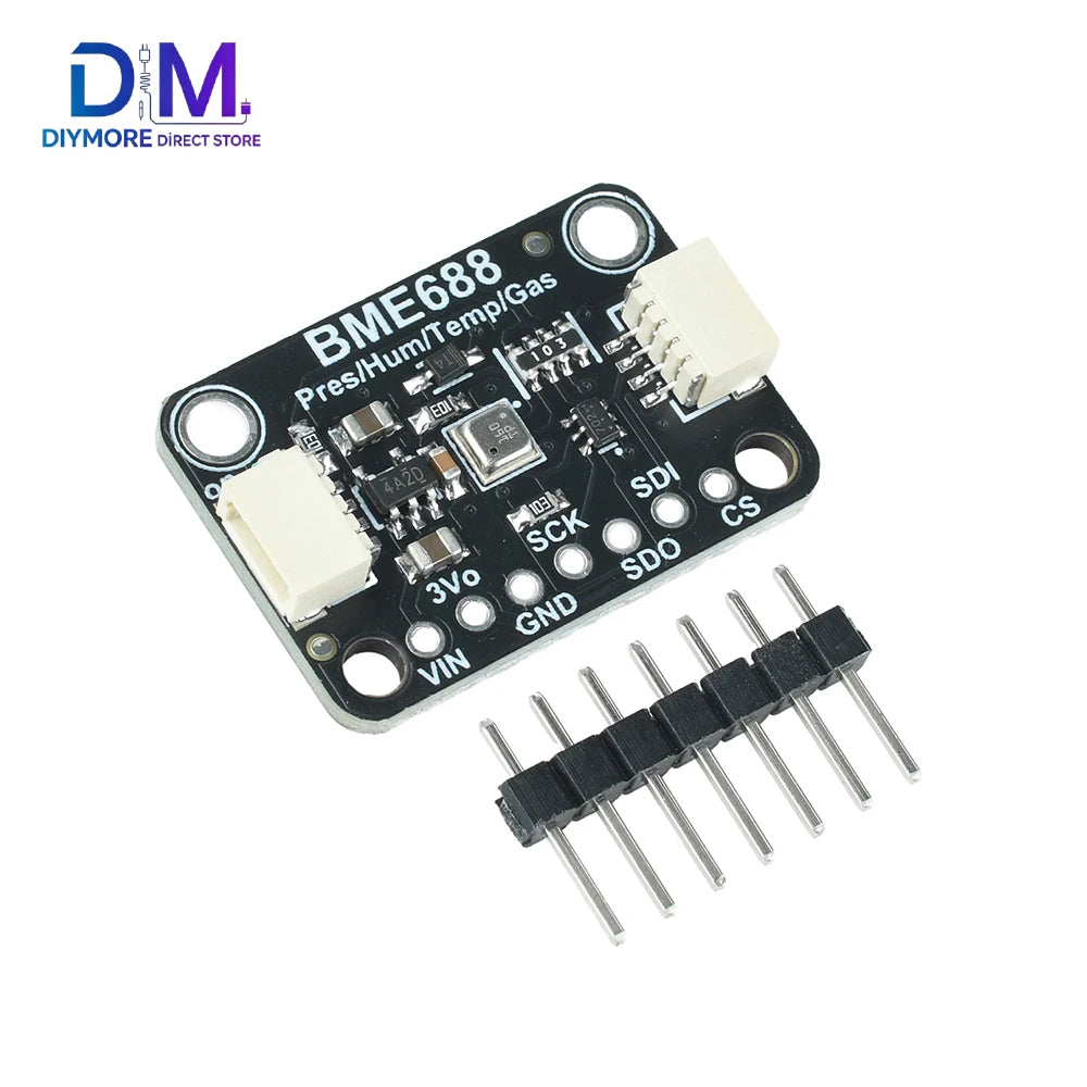 BME680 BME688 Temperature Humidity Pressure Air Quality Sensor Module STEMMA QT Qwiic I2C Interface Environment Monitor