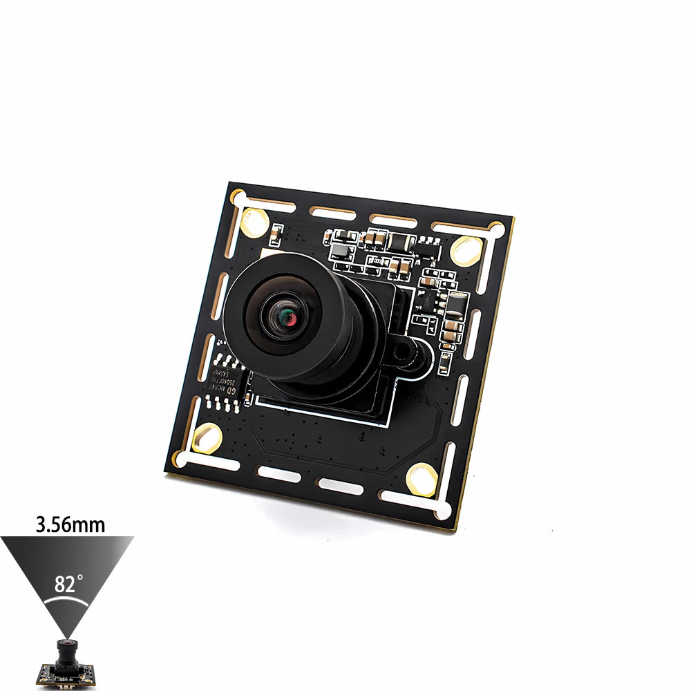 WGWK 1080P 90FPS Global Shutter High Frame Rate AR0234 USB Camera Industrial Module UVC Plug Play With No Distortion M12 Lens
