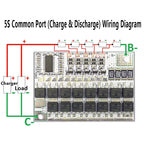 3S 4S 5S 100A BMS Protection Board with Balance for Li-ion /LiFePO4 Battery 18650 Power Bank UPS Solar DIY E-bike Charger Module
