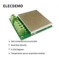 K-Type Thermocouple Temperature Sensor Module, RS485 Modbus RTU, High Precision Acquisition Board, Industrial DIY PCB,MAX6675