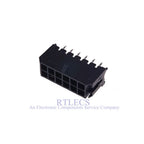 10-500 Pcs PCB Male Header Pin Vertical Through Hole 2 4 6 8 10 12 14 16 18 20 24 Circuits Molex 43045 Micro-Fit 3.0 mm Dual Row