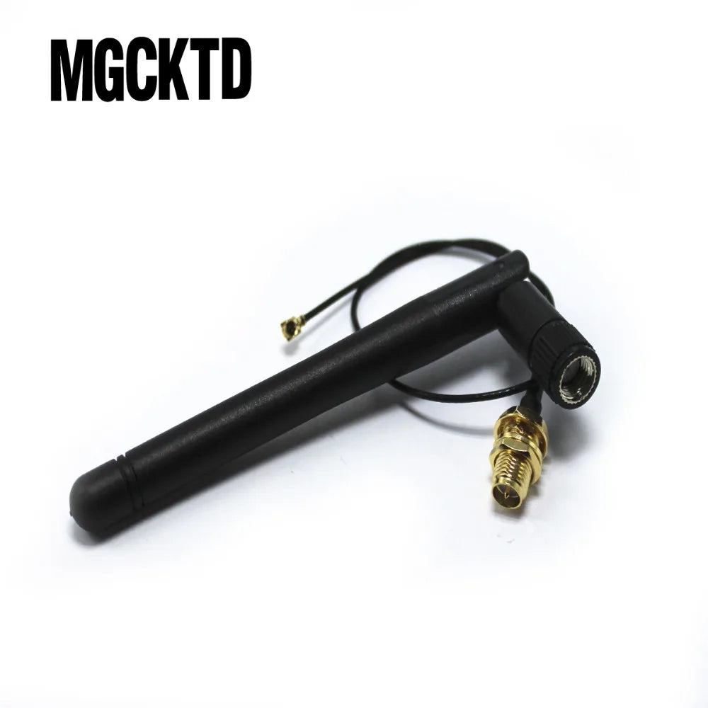 2.4GHz 3dBi WiFi 2.4g Antenna+15cm PCI U.FL IPX to RP SMA Male Pigtail Cable for ESP8266 ESP32 ESP-07 ESP-12E ESP-12F