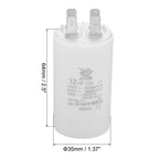 CBB60 8uf-100uf Running Capacitor AC 450V 4 Pins 50/60Hz Double Insert Cylinder Bottom for Air Conditioning Water Pump Fan Motor