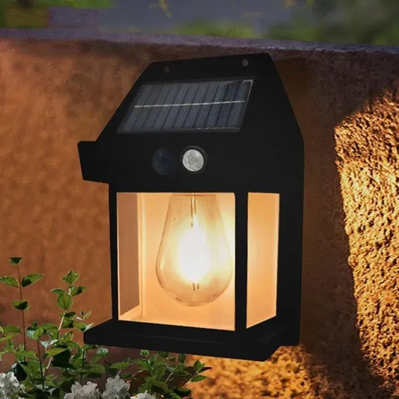 Solar Wall Lights Outdoor Tungsten Waterproof Wireless Motion Sensor Security Lamps Dusk to Dawn Lighting for Garden 1~8PCS 2026
