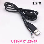 usb touch screen camera terminal cable xh2.54/ph2.0/mx1.25/sh1.0 motherboard usb connection cable