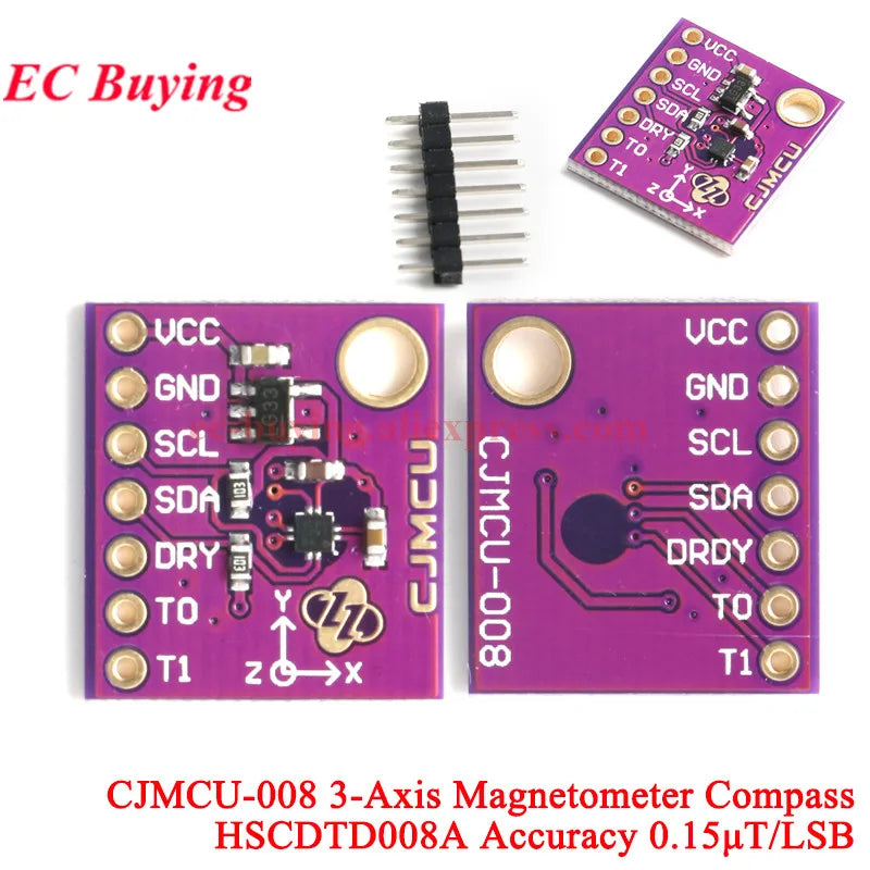 5Pc/1pc AS5600 Magnetic Encoder Module TLE5012 MT6701 MT6816 MT6826S AK09911C KTH7824 3144E Sensor Induction Control Door Switch